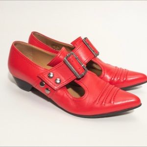 John Fluevog PILGRIM BUCKLED VICTORIAN LOAFER